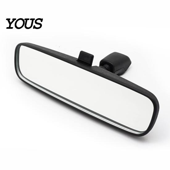 Interior Rearview Mirror Rear View Assembly for Nissan Altima Tiida Sylphy Qashqai Murano, Auto Replacement Manual Anti-Glare Mirror, Clear