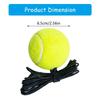 5Pcs Tennis Training Balls with String Tennis Trainer Balls Rebounds Practice Balls for Indoor and Outdoor Tennis Practice