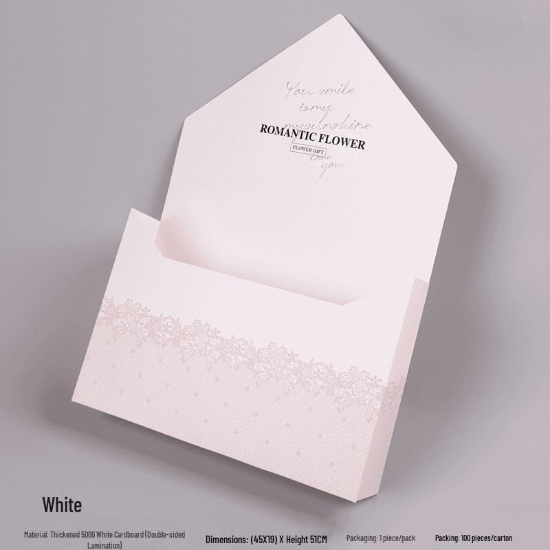 Упаковочная коробка для букета роз из кружева ко Дню святого Валентина - Очень большая коробка для цветочной композиции