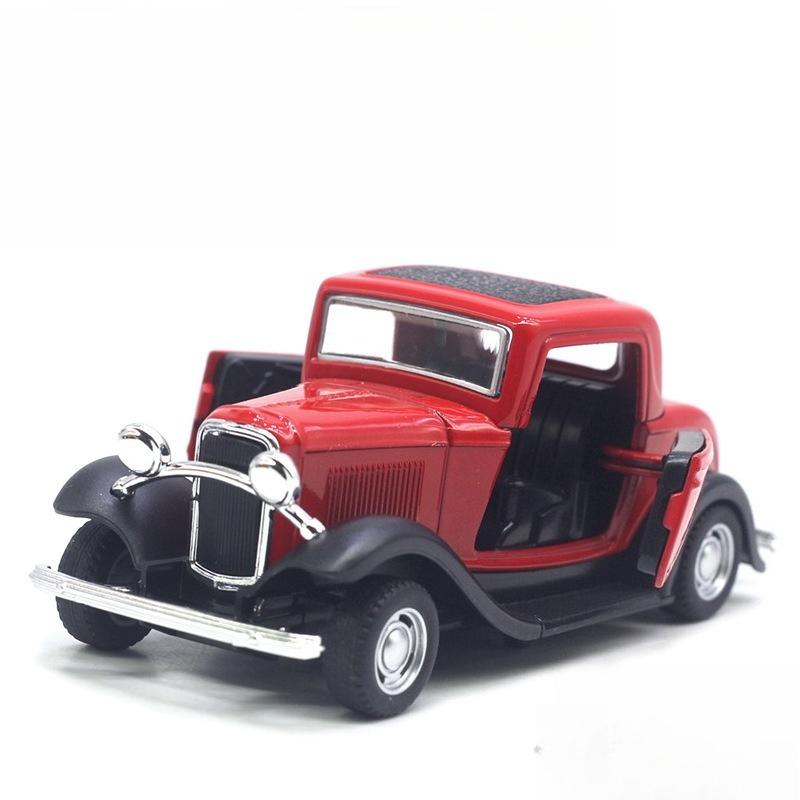1:32 Simulation Retro Classic Car Classical Model Toy, Hot Sale Cross-border Amazon Hot Sale