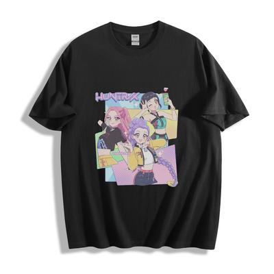 Huntrix Trio Anime Unisex T-Shirt – Buntes Manga-Stil Grafik-T-Shirt