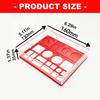Detachable Watch Parts Storage Box for Repair Sorting, Tray Case for Small Screws Springs Gears and Daily Part Storage