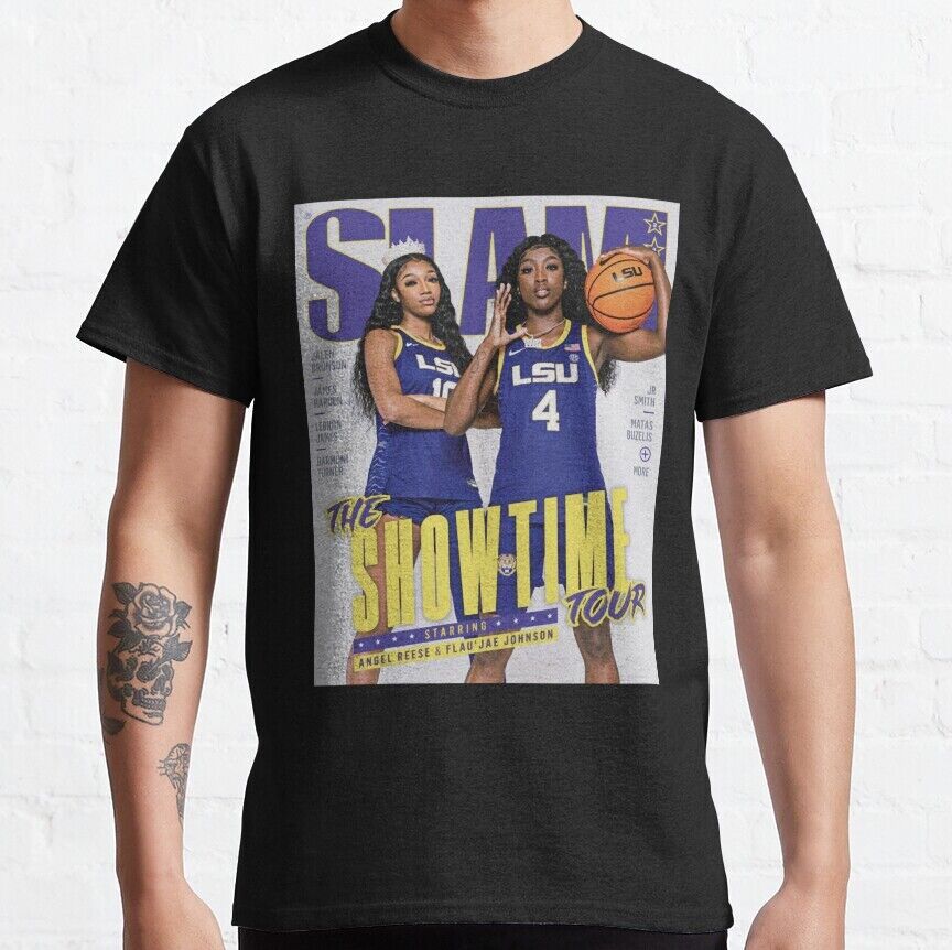 Angel Reese X Flau Jae Slam Classic Retro Vintage T-Shirt, S-5XL Unisex T-Shirt S