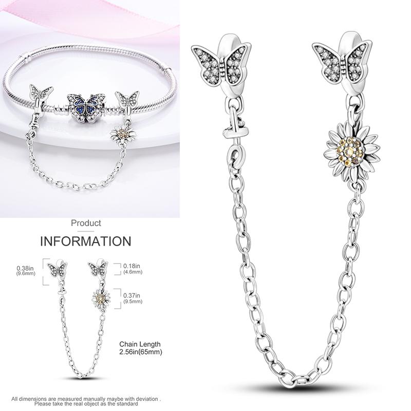 Copper Dragonfly Butterfly Pendant Charms Bead Fit Original Bracelet Bangle Women Jewelry Girl Making Beads