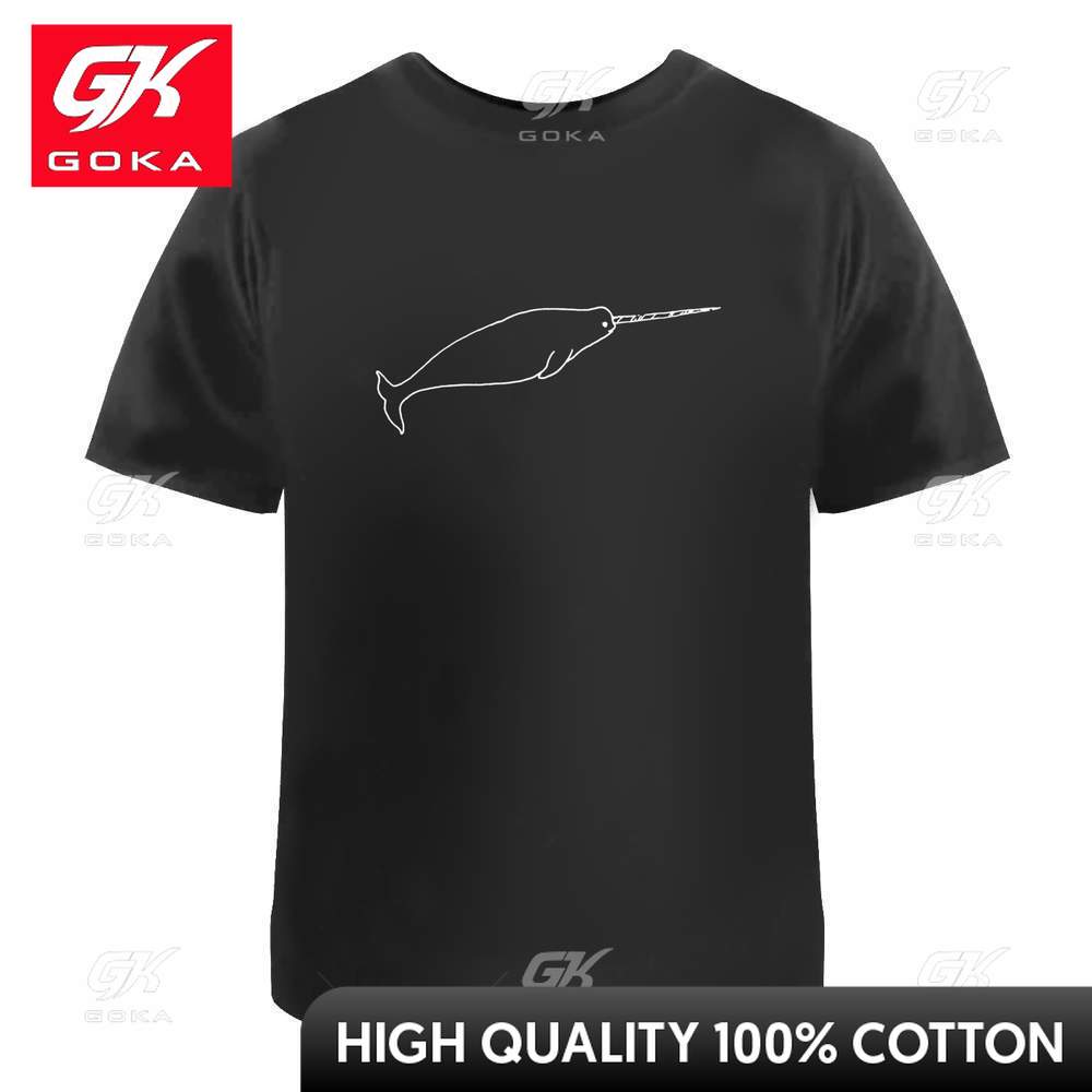 

Beautiful Narwhal Unisexs Womens Cotton TShirts Cute Funny Vintage Graphic T Shirts 4XL