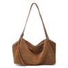Women's Suede Genuine Leather Shoulder Bags Ladies Frosted Cowhide Crossbody Bag Female Design Luxury and Lazy Commuting Handbag