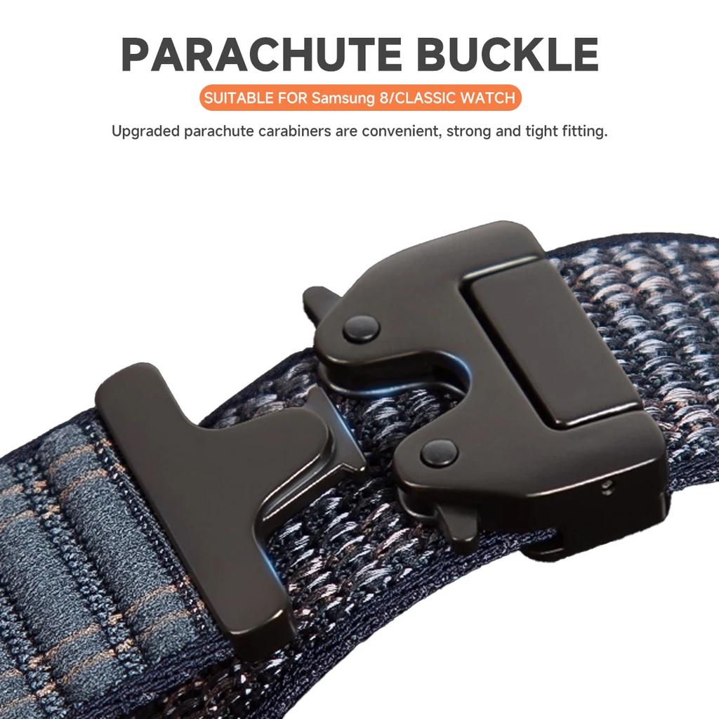 New Nylon Strap for Samsung Galaxy Watch 8 44mm 40mm Classic Replacment Bracelet Sport Watchband Correa for Watch 8 Classic Band