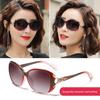 Gafas de sol polarizadas para mujer gafas cabeza de zorro tendencia de moda gafas versátiles gafas de transmisión en vivo celebridad de Internet