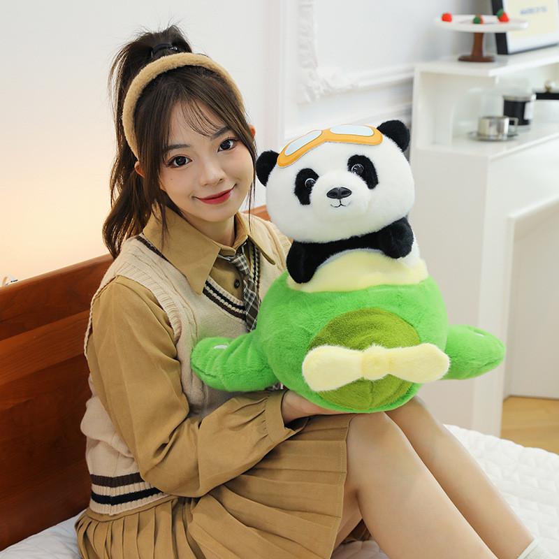 Plush Panda Airplane Toys Children Birthday Gifts Decorations Zoo Souvenirs