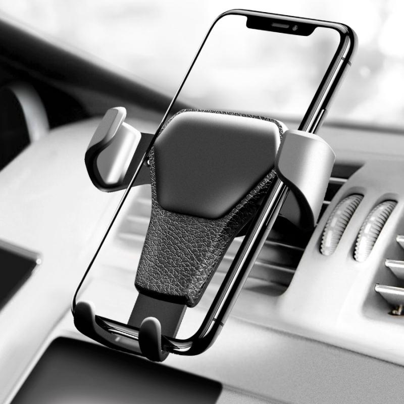 Universal Gravity Auto Phone Holder Car Air Vent Clip Mount Mobile Phone Holder Cell Phone Stand For iPhone 16 15 Xiaomi Samsung