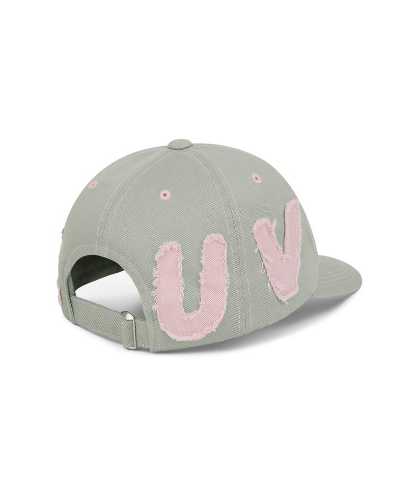 Sseonleobeutueo Cut Off Capital Cap Gray/Pink