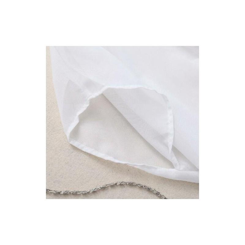 Elegant And Stylish Fashion Women Chiffon Bikini Cover Up Perspective V-neck Swimsuit Beach Dress