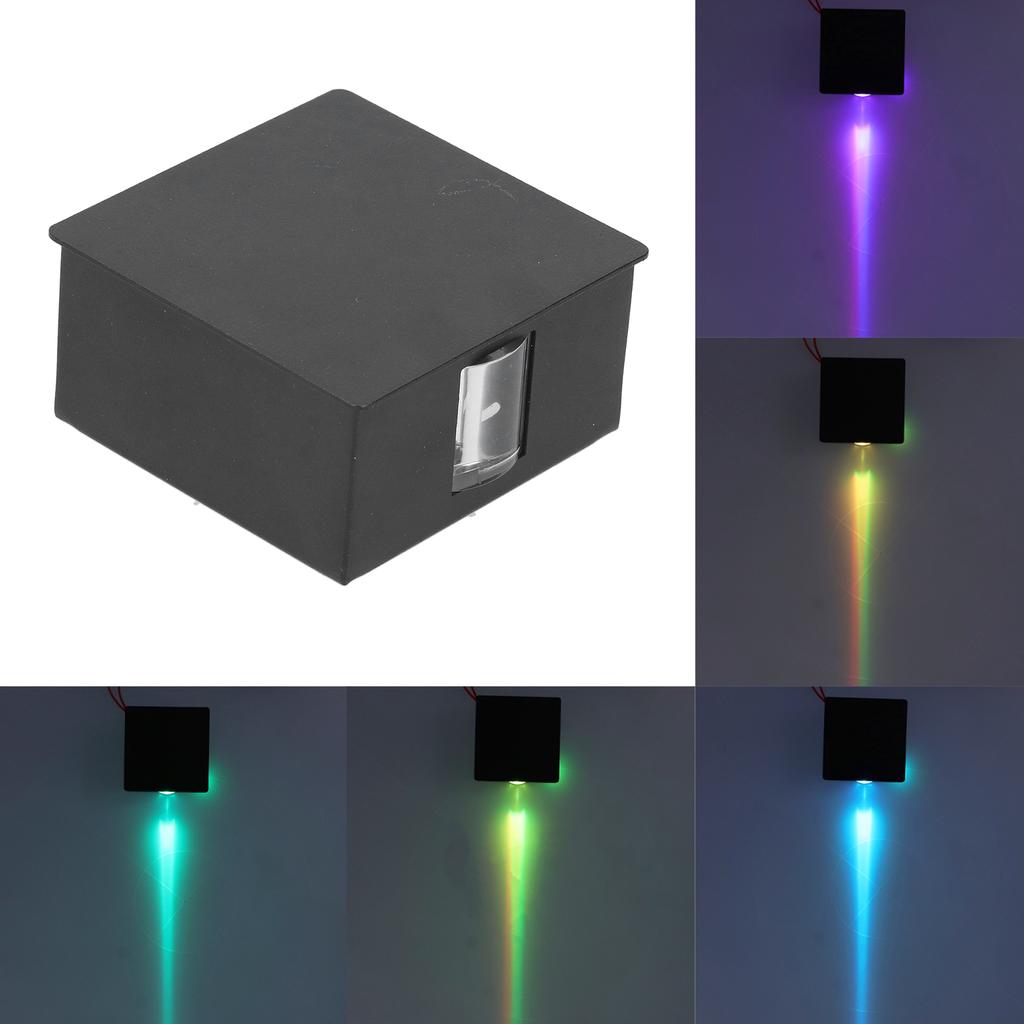 RGB Remote Control Wall Lamp 3W LED Modern Decorative Light for Living Room Hotel Villa KTV