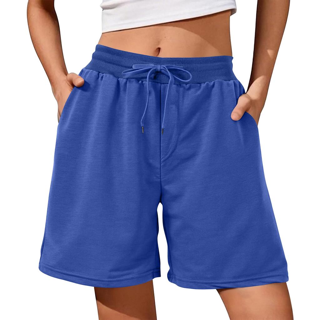 Women's Casual Loose Beach Shorts With Pockets, Comfortable Shorts