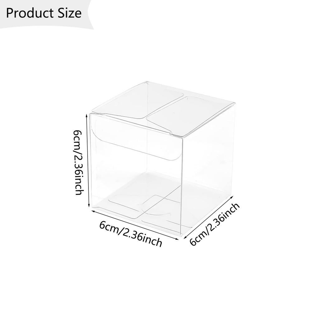 5-10cm Clear Small Favor Boxes,for Wedding,Various Festivals,Birthday Party,Caja Cube Packaging Boxes