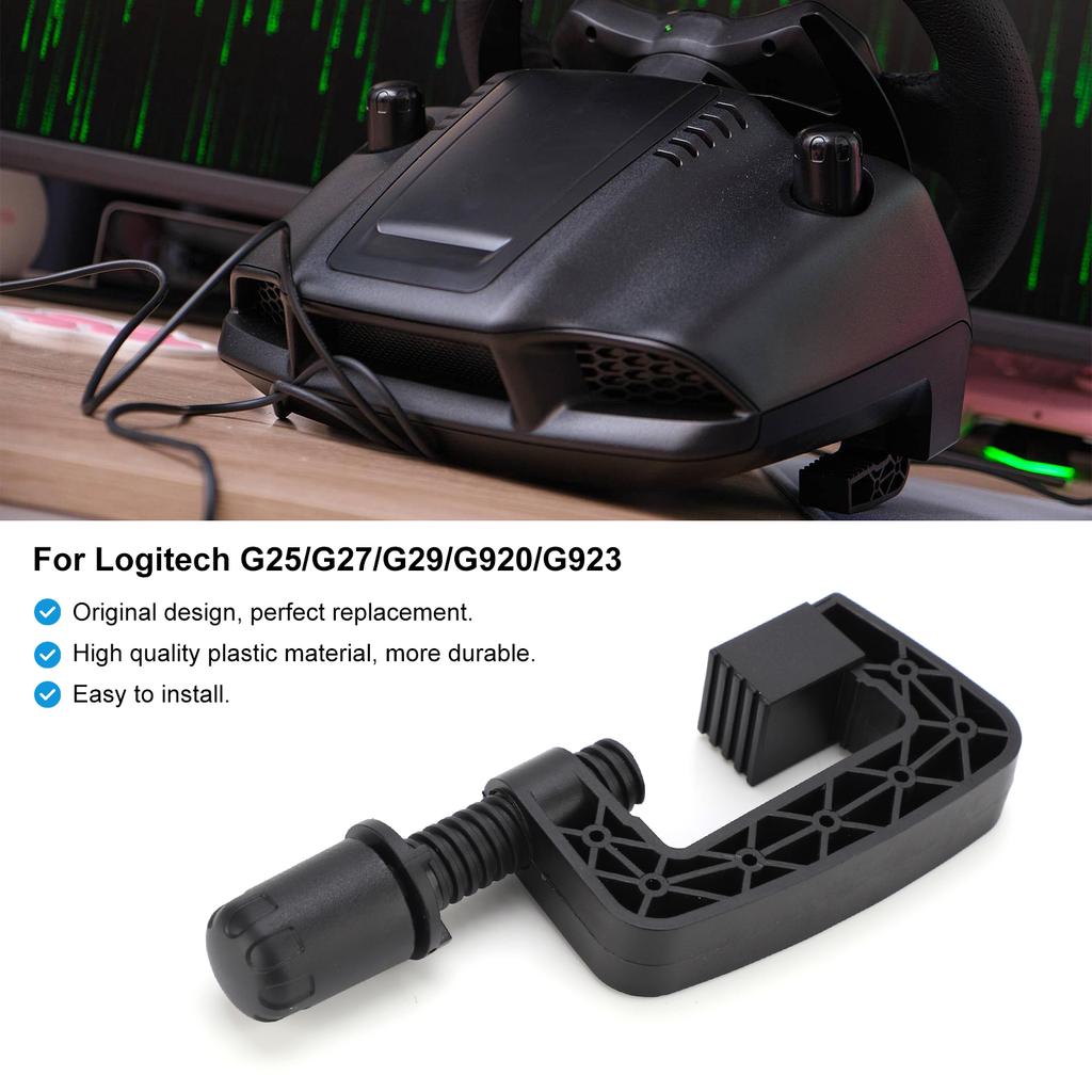 Black Steering Wheel System Fixing Clamp For Logitech G25 G27 G29 G920 G923 Driving Force GT Steering Wheel Systems
