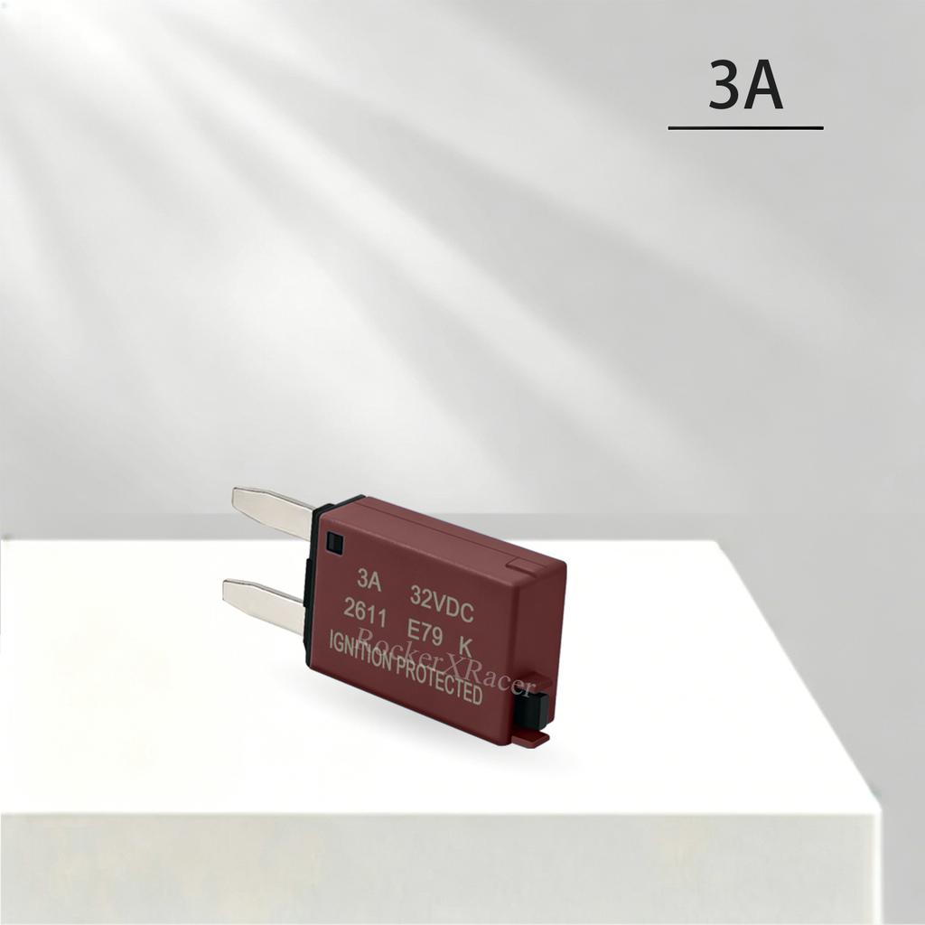 ATM Resettable Fuse Low Profile Mini Blade Fuse 3A 5A 10A 15A 20A 30A for Marine RV 12V/32V Car Circuit Breaker Circuit Breaker 6