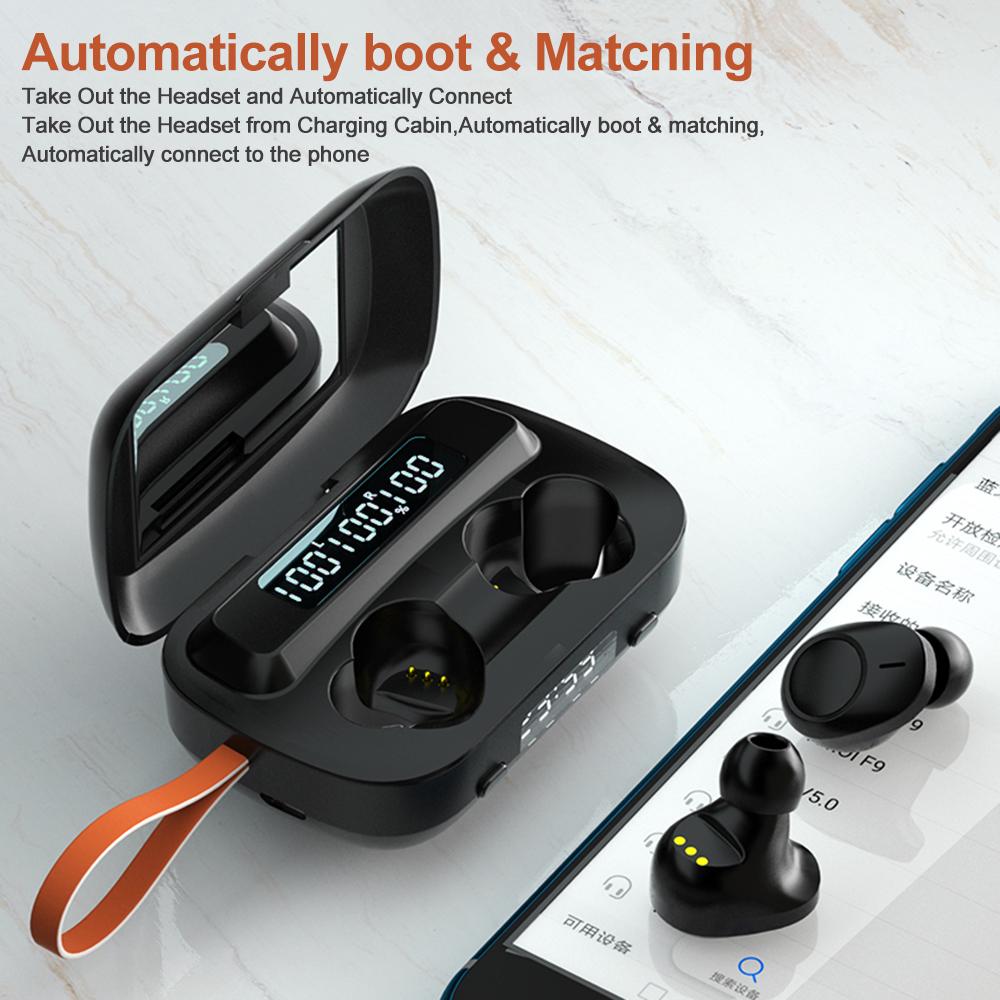 Compre M13 TWS BT5.1 Fones de ouvido esportivos de fone de ouvido estéreo sem  fio com relógio de lanterna barato — frete grátis, avaliações reais com  fotos — Joom