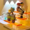 3 Layer Acrylic Color Display Shelf Toy Manual Blind Box Storage Shelf Lipstick Cosmetics Perfume Creative Shelf Storage Box Cupcake Organizer Rack