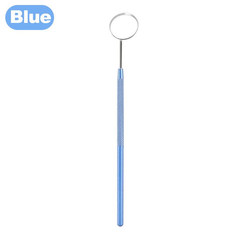 Dental Mouth Mirror with Handle Stainless Steel Oral Cavity Mirror Dental Oral Care Mirror Dental Lab Tools