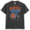 Basketball Graphic T-Shirt Vintage Retro Hoops Sports Game Day Tee S - 5XL