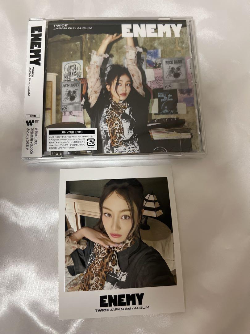 

[USED] TWICE ENEMY Jihyo solo album 888 limited edition bonus included