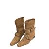 [Fanfuna] 2025 Autumn New French Retro Western Boots Early Autumn Foreign Style Fried Street Wide Mouth Small Short Boots Women