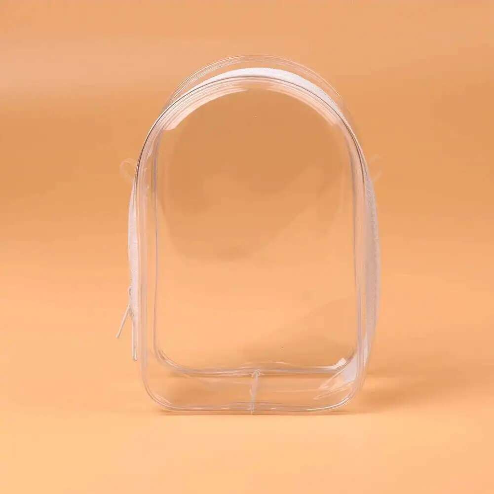 Labubu Protect Case Labubu Sitting Party 15cm Cotton Doll Shoulder Pain Bag PVC Storage Bag Labubu