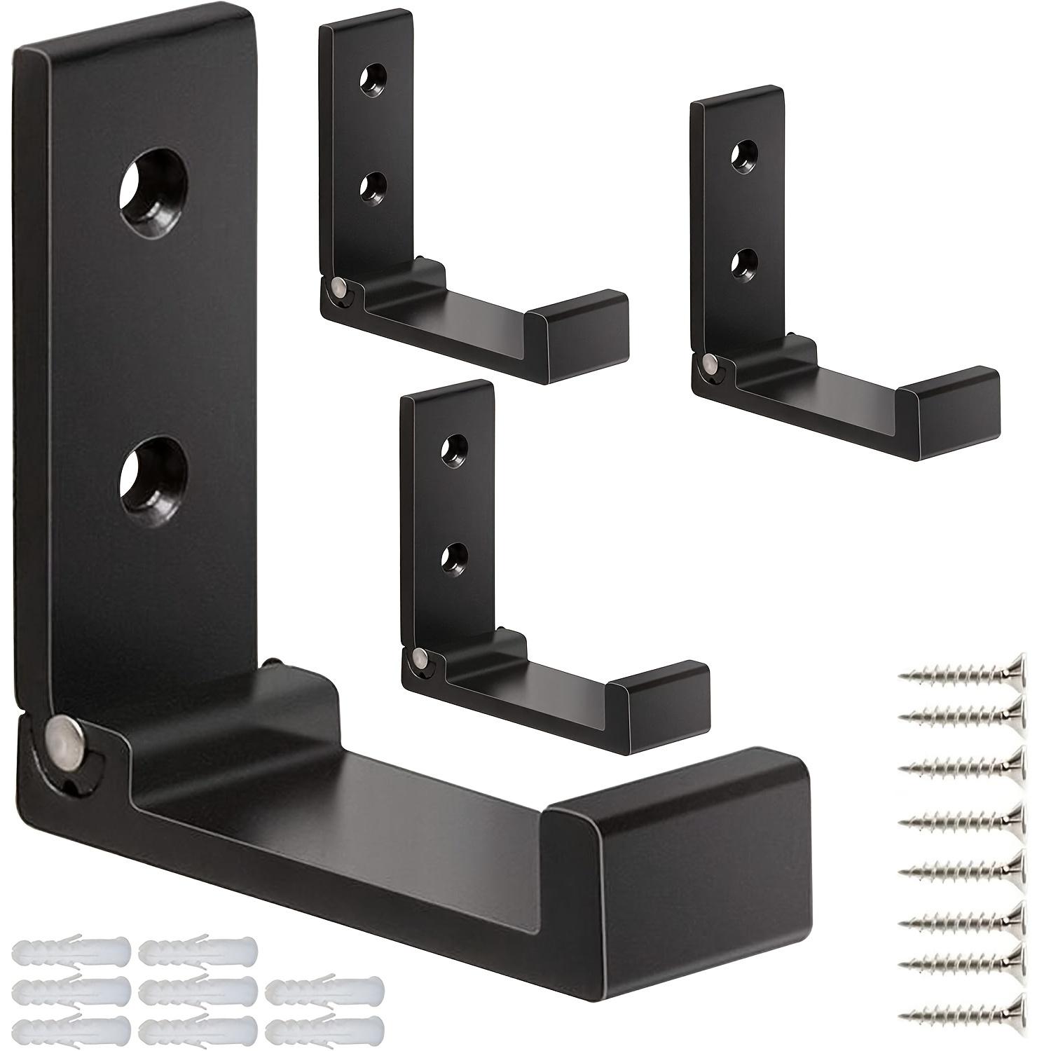 

4 шт. Складной крючок из нержавеющей стали Крючки для одежды и шляп Подвешивание платьев Носимые кронштейны Полотенце Шапка Сумки Фитнес-оборудование чёрный