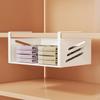 Carbon Steel Under Shelf Closet Organizer Basket, Hanging Holder for Cabinet, Desk, Kitchen, Home,