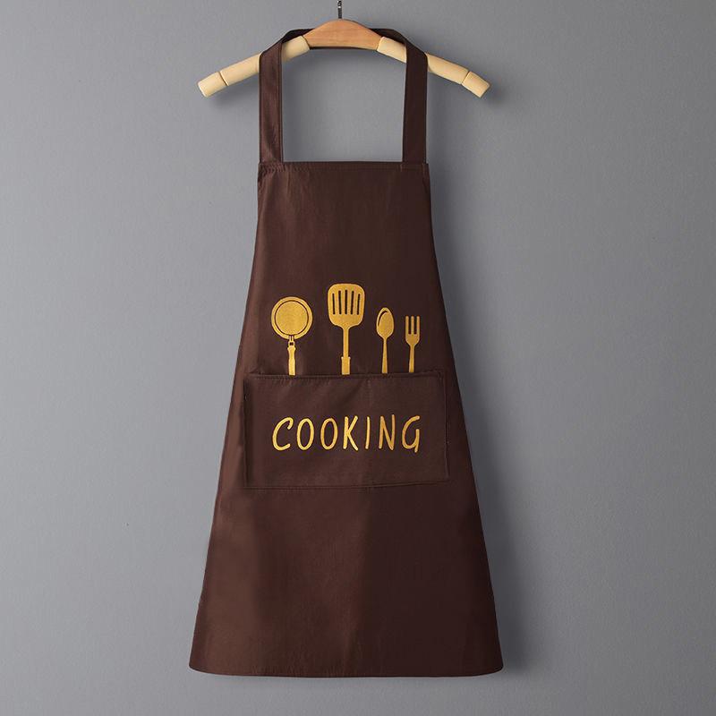 Cute Waterproof & Oil-Proof Couples' Cooking Apron