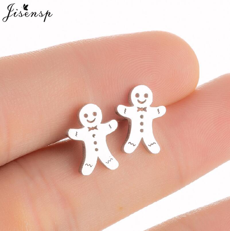 Lovely Dog Paw Earrings Women Multiple Stainless Steel Earings Fashion Jewelry Mushroom Rocket Lighter Ear Studs Weird Gift