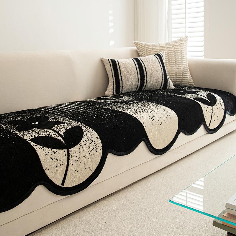 Special-shaped Non-slip Four-season Universal Sofa Cushion, Straight Row, Advanced Sense 2024 New Irregular One-piece Sofa Cushion