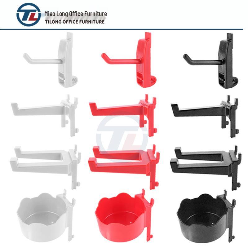 Plastic Pegboard Hooks with Square Hole - Wall-Mounted Tool Rack and Storage Shelf for Hardware Display