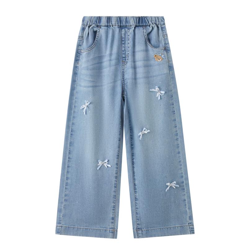 PawinPaw Girls Straight-Leg Denim Jeans 140