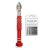 Drill Pin Hand Drilling Small Precision Manual No Electricity for Drilling DIY Includes Storage Red 10-Piece Bits, Vise, Tool, Drill, Required, Quiet,