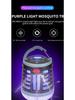 Hanging UV LED Mosquito Killer Lamp Electric Shock Insect Repeller Light USB Portable Outdoor Waterproof Hiking Camping Lantern
