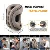 Inflatable Travel Pillow for Airplane Support Head Inflatable Pillow Neck Pillow