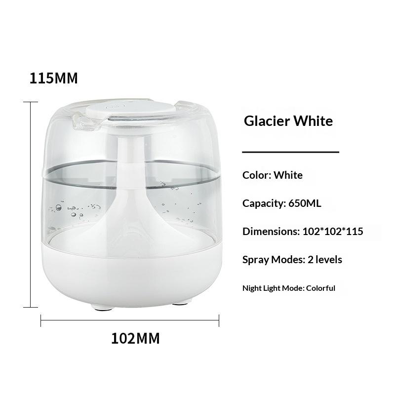Mini Humidifier for Bedroom Small Home USB Air Humidifier with Large Mist Capacity  Aromatherapy Function