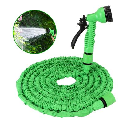 Furtun de grădină Țeavă Furtun de apă Furtun magic extensibil 7 modele Pistol de apă Oală de spumă Furtun cu role flexibile Pulverizator de pistol de spălat auto