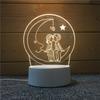 3d Nightlight Vision Bedroom Creative Desk Lamp Diy Holiday Gift Usb Direct Plug