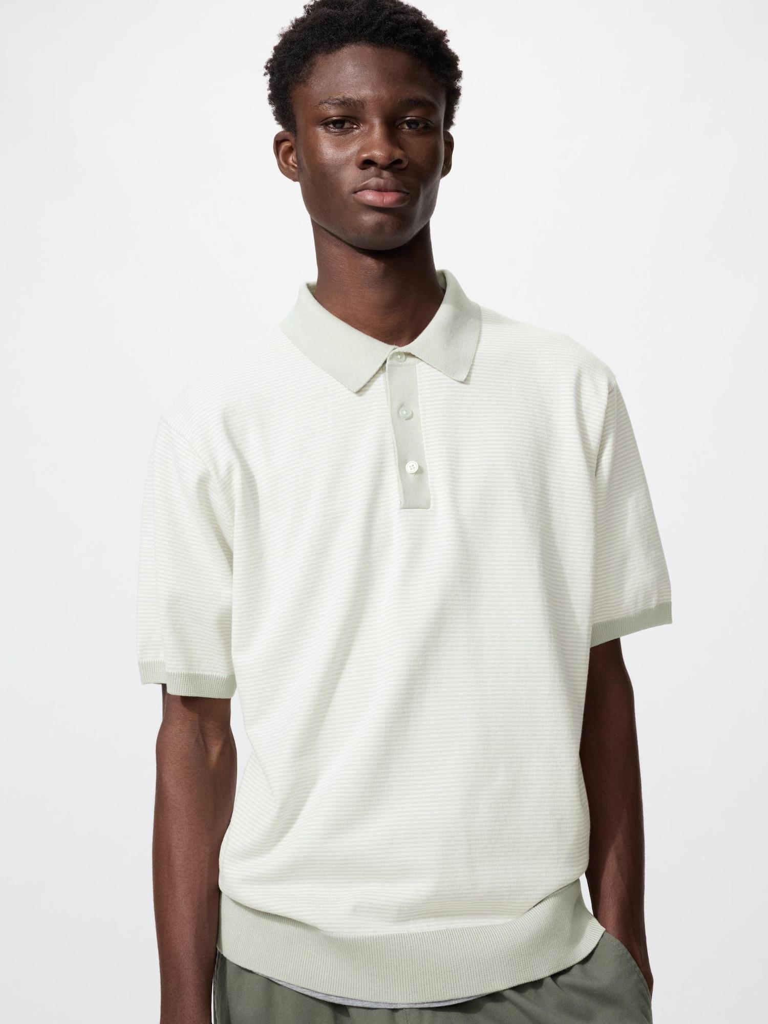 

Универсальный стирающийся вязаный поло-свитер Uniqlo Japan 02 LIGHT GRAY/XS
