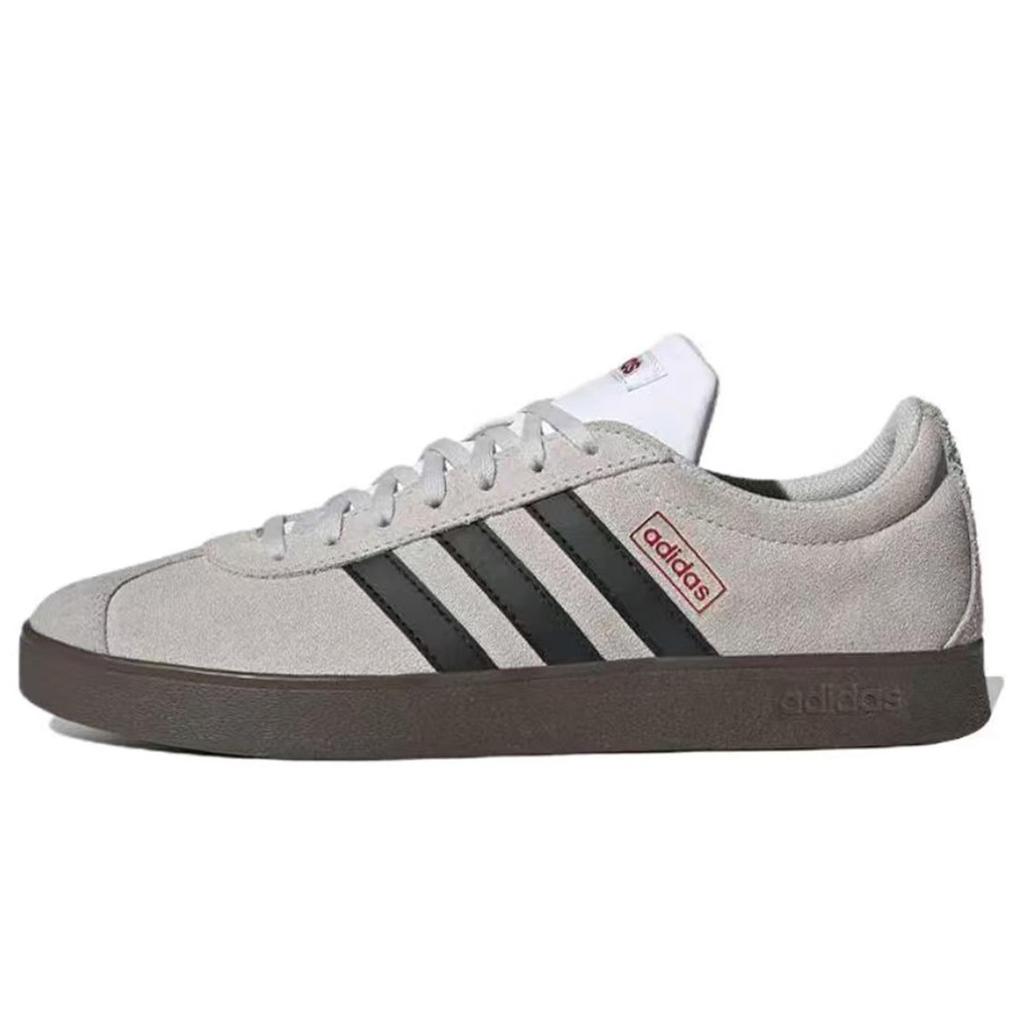 Adidas VL COURT 2.0 Balance Abrasion Resistant Low top Skateboard Shoes Unisex Light Pink HQ1802(Team252- )
