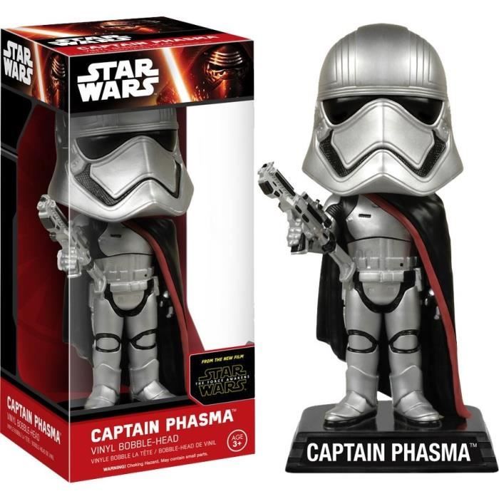 Figurine - FUNKO - Captain Phasma - Wacky Wobbler - Taille 15cm - Star Wars EP VII