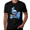 Blue Bird Tshirt Gym Exercise Short Sleeve Tshirt