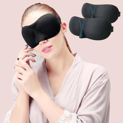 3D Sleeping Eye Masks Block Out Light with Women Men Travel Rest Eye Cover Patch Soft Sleeping Mask Blindfold Eye Relax Massag