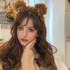 Cute Hair Hoop Plush Ear Bear Hairband Headgear Headdress  Wedding Party Stage