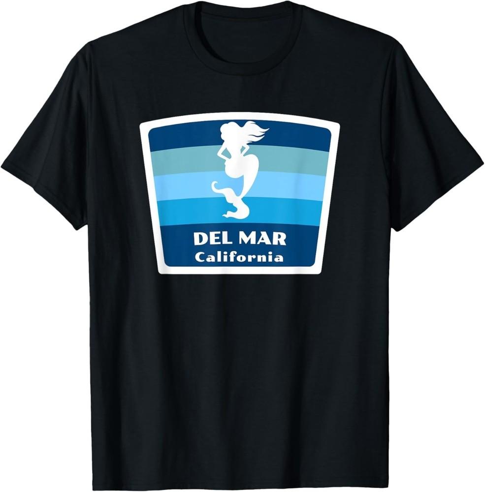 Del Mar California CA Swimming Mermaid Vacation Souvenir T-Shirt S