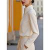 Women’s New Chinese-style Stand-up Collar Long-sleeved Shirt – A Niche, Elegant Top for The Workplace