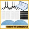 For ILife V5S V5 Pro X5 V5 V3 V5S Pro V50 V55 Side Brush HEPA Filter Mop Cloth Magic Paste Accessories Vacuum Cleaner Parts